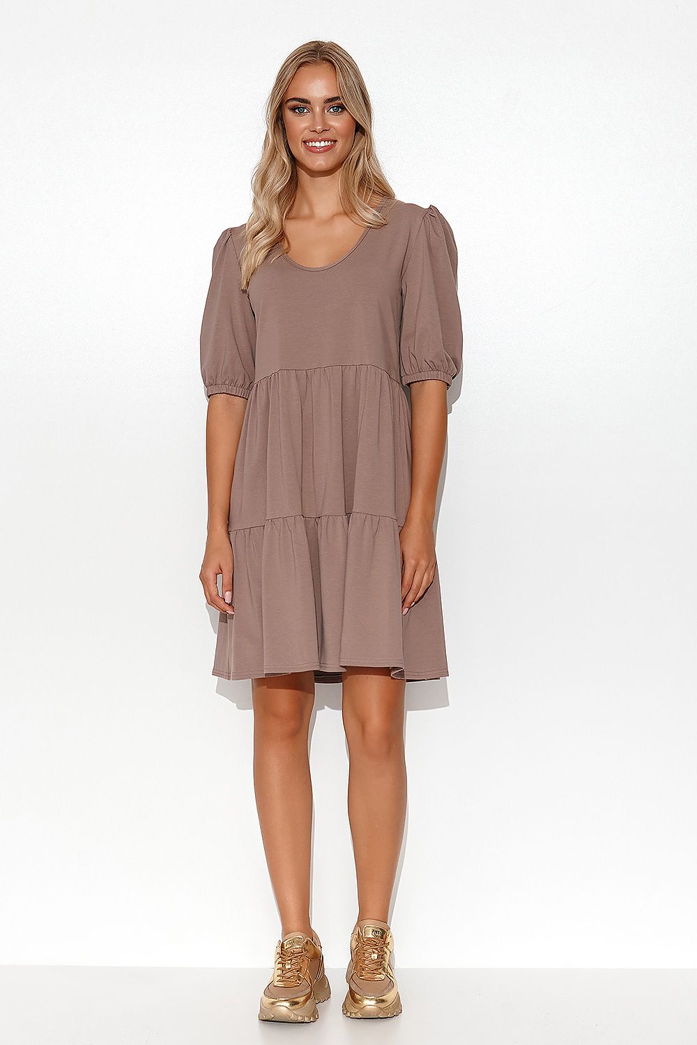 Robe de jour model 179201 Makadamia