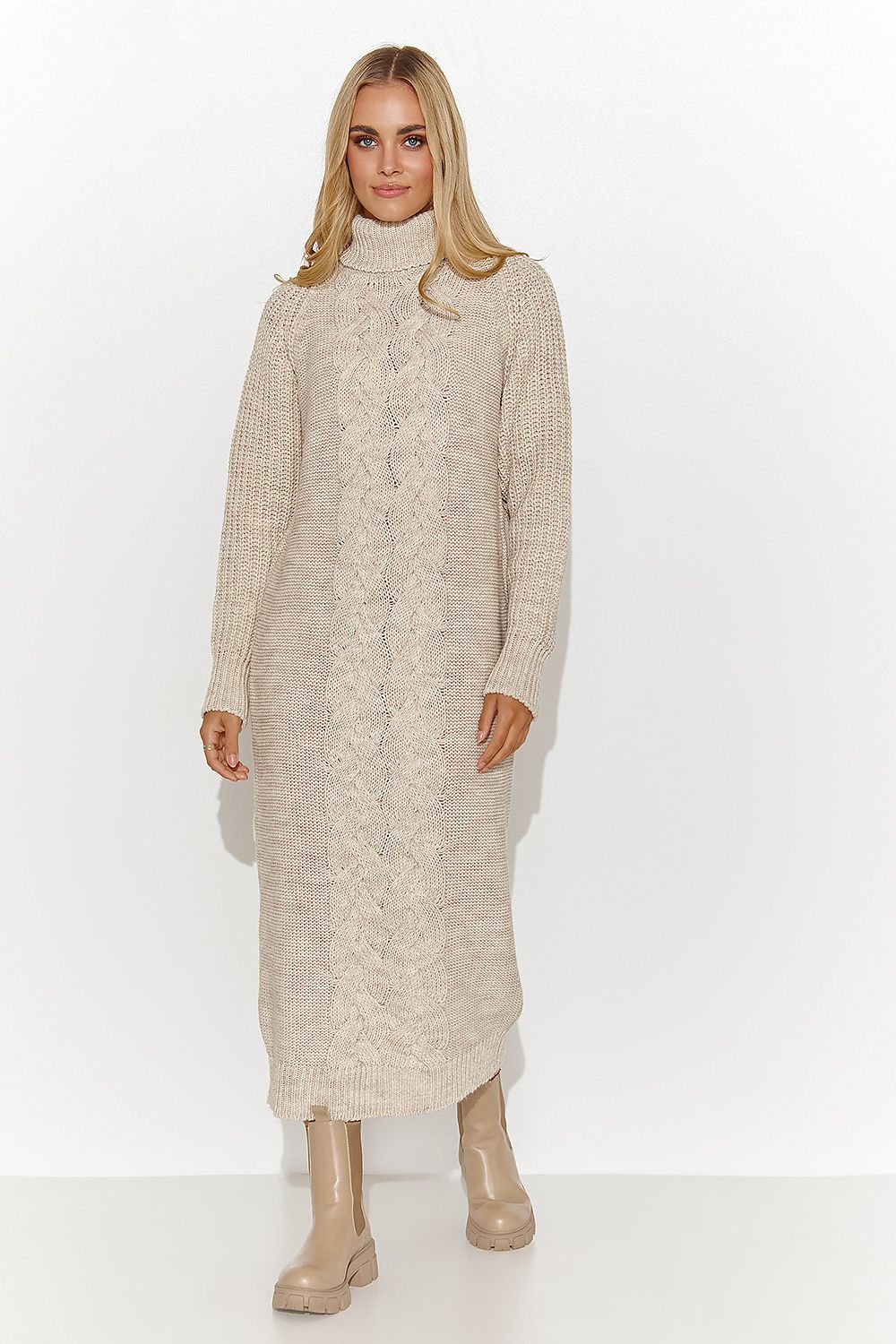 Robe de jour model 185221 Makadamia