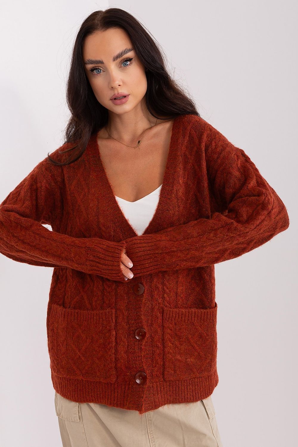 Cardigan model 186750 AT