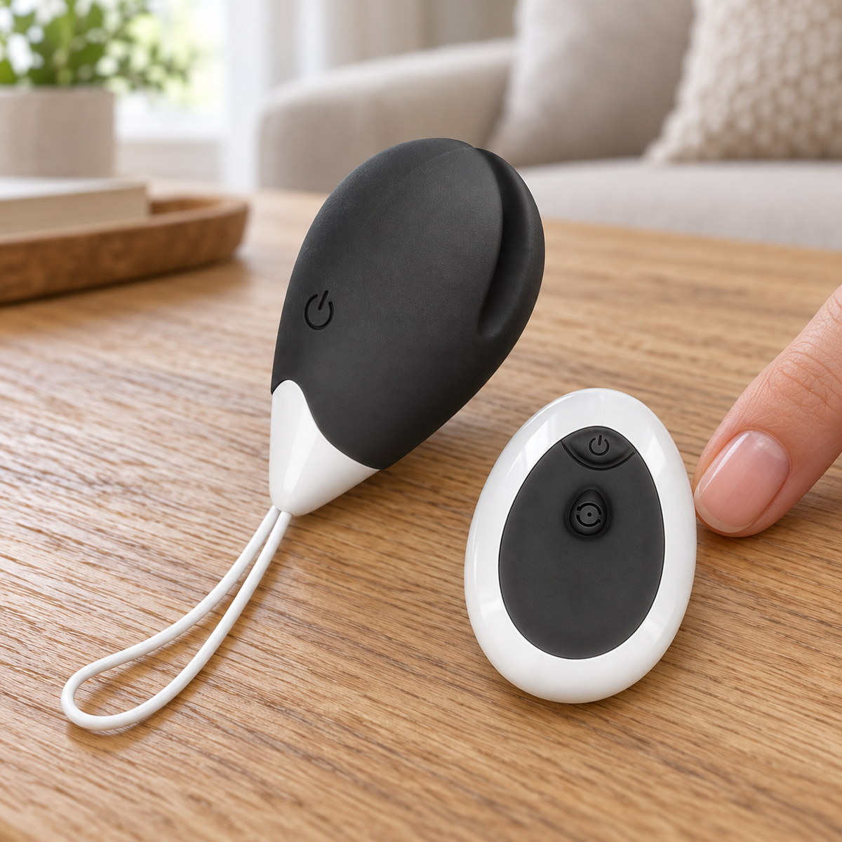 Oeuf vibrant télécommandé — vue détaillée