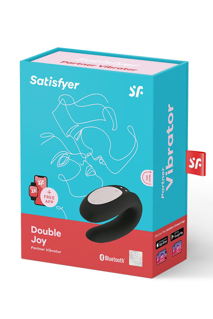 Stimulateur Double Joy noir - Satisfyer