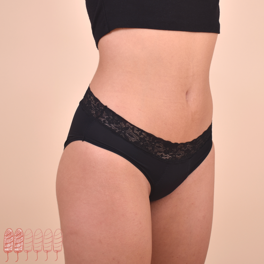 Culotte menstruelle Angara pour flux de règles moyen